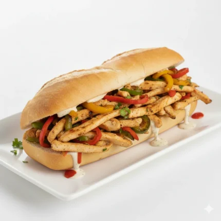 French fajita sandwich