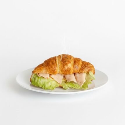 Smoked turkey croissant