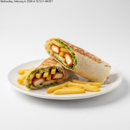 Crispy sandwich with potato