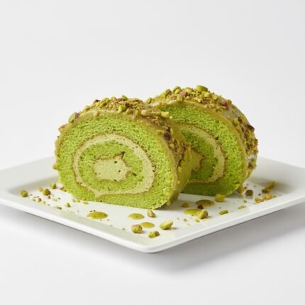 Pistachio Swiss Roll