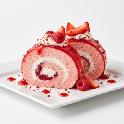 Strawberry Swiss Roll