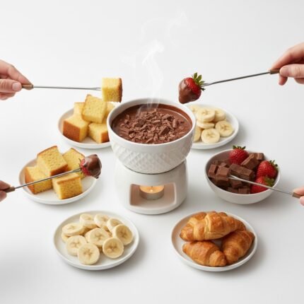 Kit Kat chocolate fondue