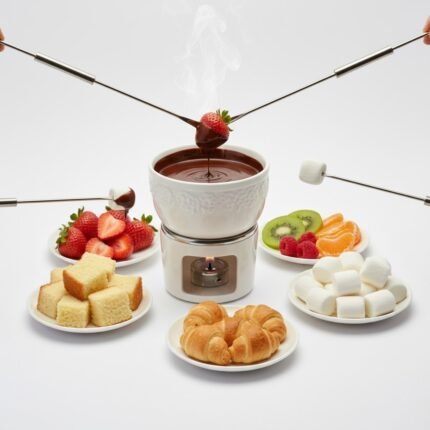 Classic chocolate fondue